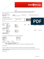 Lion Air Eticket Itinerary / Receipt: Wakhidin/Wakhidin MR