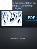 Leadership Styles