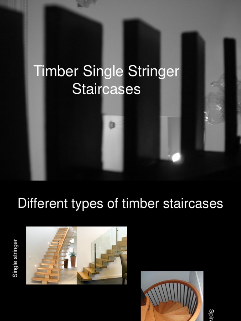 Timber Single Stringer Staircases Guide | PDF