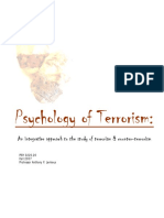 Psychology of Terrorism:: An Integrative Approach To The Study of Terrorism & Counter-Terrorism