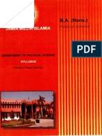 Jamia Ba (Pol. Sci.) Syllabus PDF