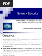 Network Security: Lecturer: Guled Yusuf Mihile