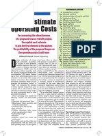 How To Estimate Operating Costs PDF