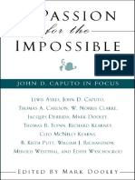 (SUNY Series in Theology and Continental Thought) Mark Dooley-A Passion For The Impossible - John D. Caputo in Focus-State University of New York Press (2004) PDF