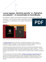 Cartile Digitale Doctrina Secreta Si Patriarhul Curcubeelor in Exclusivitate La CorectBooks