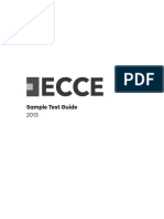 ECCE 2013 Sample Test Guide