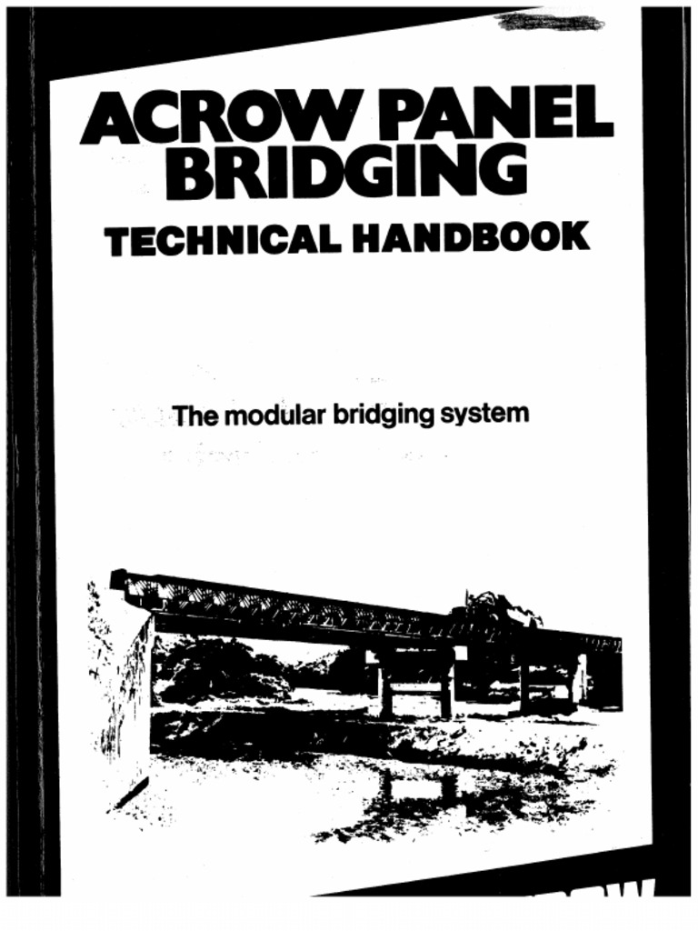 Acrow Panel Bridge Technical Handbook A Comprehensive Guide to Design