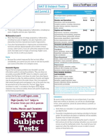 Sat2 Subject Test PCM Syllabus Pattern PDF