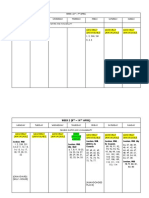 Filming Production Schedule