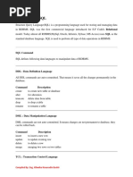 Basic SQL