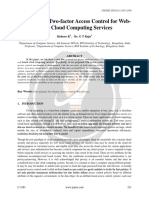 Fine Grained Two Factor Access Control for Web Based Cloud Computing Services 1581