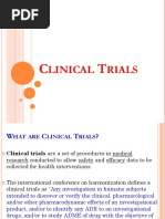Introduction To Clinical Trials | Pdf | Phases Of Clinical Research |  Clinical Trial