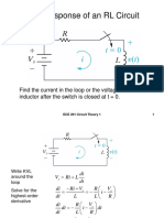 Step Response of An RL Circuit