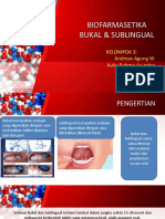 Biofarmasetika Bukal & Sublingual