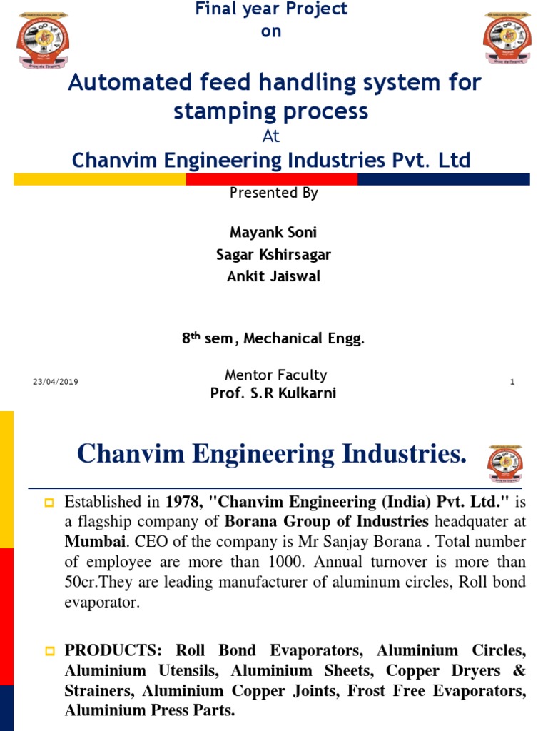 Automated Feed System for Stamping | PDF | Actuator | Machines