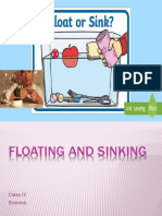 Floating and Sinking