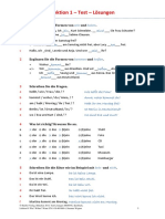 MOTIVE A1 Lektion 1 Test Loesungen