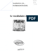 Le Vocabulaire de Platon