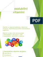 Liposolubilni Vitamini