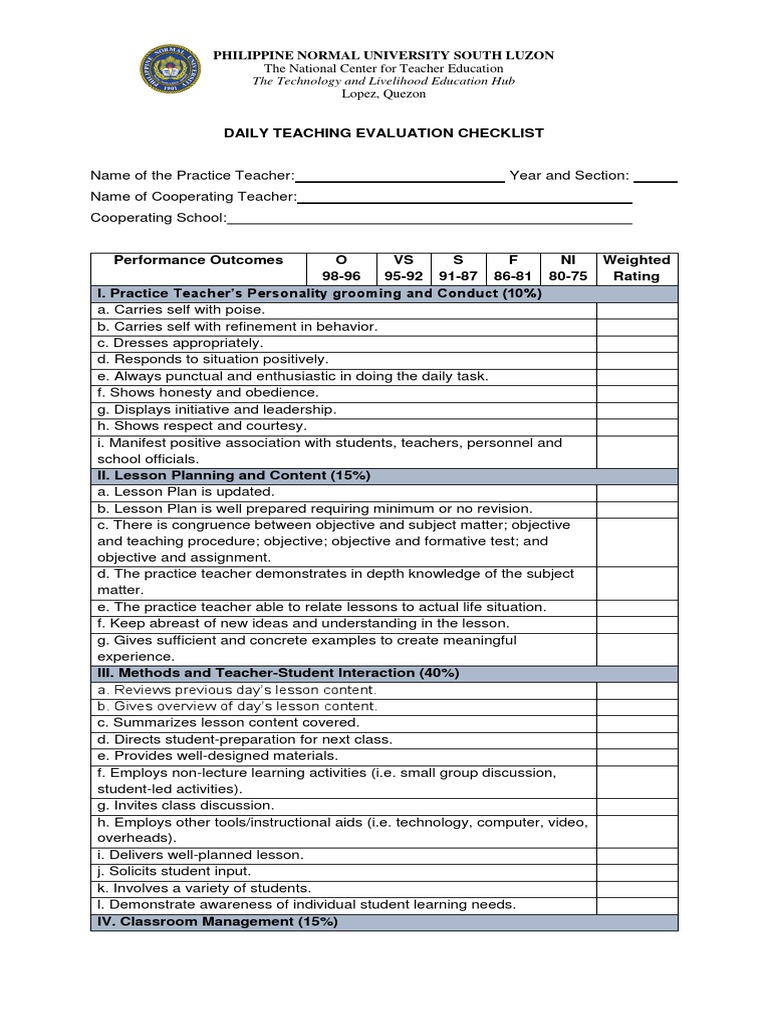 daily-teaching-evaluation-checklist-lesson-plan-teachers-free-30