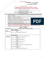 KBC NMU Time Table M. Pharmacy (CGPA) May 2019