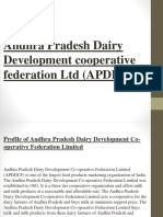 Andhra Pradesh Dairy Development Cooperative Federation LTD (APDDCF)