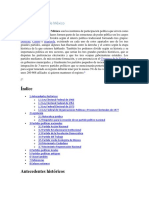 Partidos Politicos en Mèxico