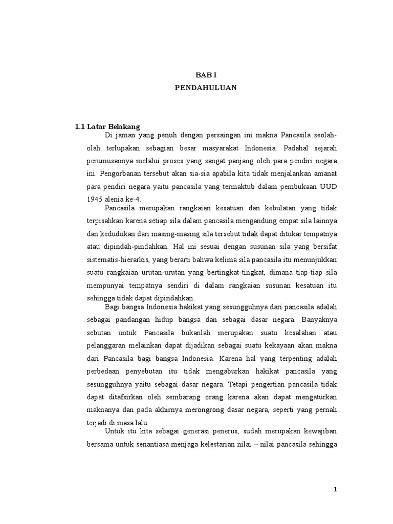 Analisislah kedudukan pancasila yang utama bagi bangsa indonesia