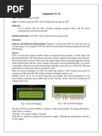 Expt No 10 - LCD msg display.docx