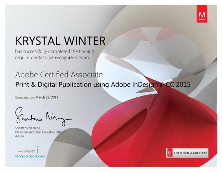 Indesign Cert | PDF