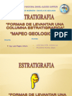 Columna estratigráfica: paso a paso