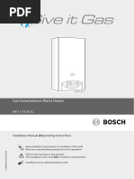 Bosch Standard User Manual