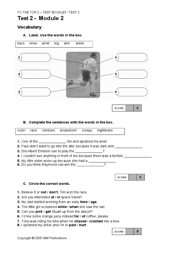 Test 2 Module 2 Vocabulary