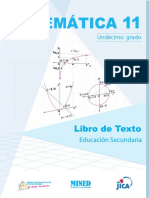 Matemática 11º Grado LTES-NICA- Mined, Unan-Managua, Unan-León - Jica 1ra. Ed. 2019