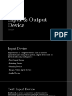 Input & Output Device