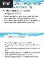 Menentukan Informasi Tersurat Pada Karya Sastra (Puisi