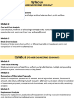 Pe 6009 Engineering Economy