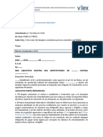 Alegatos de Conclusión en Proceso Ejecutivo