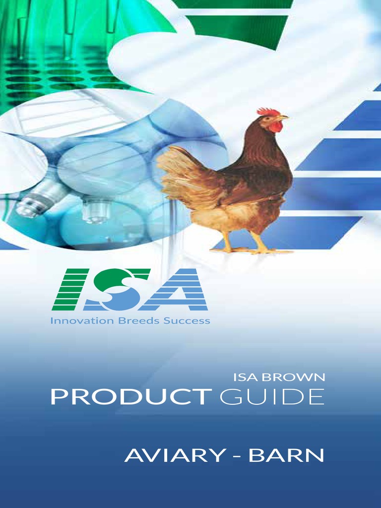 Isa Brown Cs Aviary-Barn Product Guide L8160-2 | PDF | Hvac | Birds