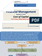 Financial Management: IBA, Main Campus