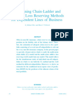 Combining Chain-Ladder and Additive Loss Reserving Methods For Dependent Lines of Business