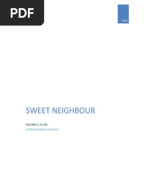 Sweet Neighbour Business Plan