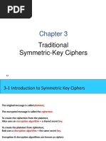 Traditional Symmetric Key Ciphers