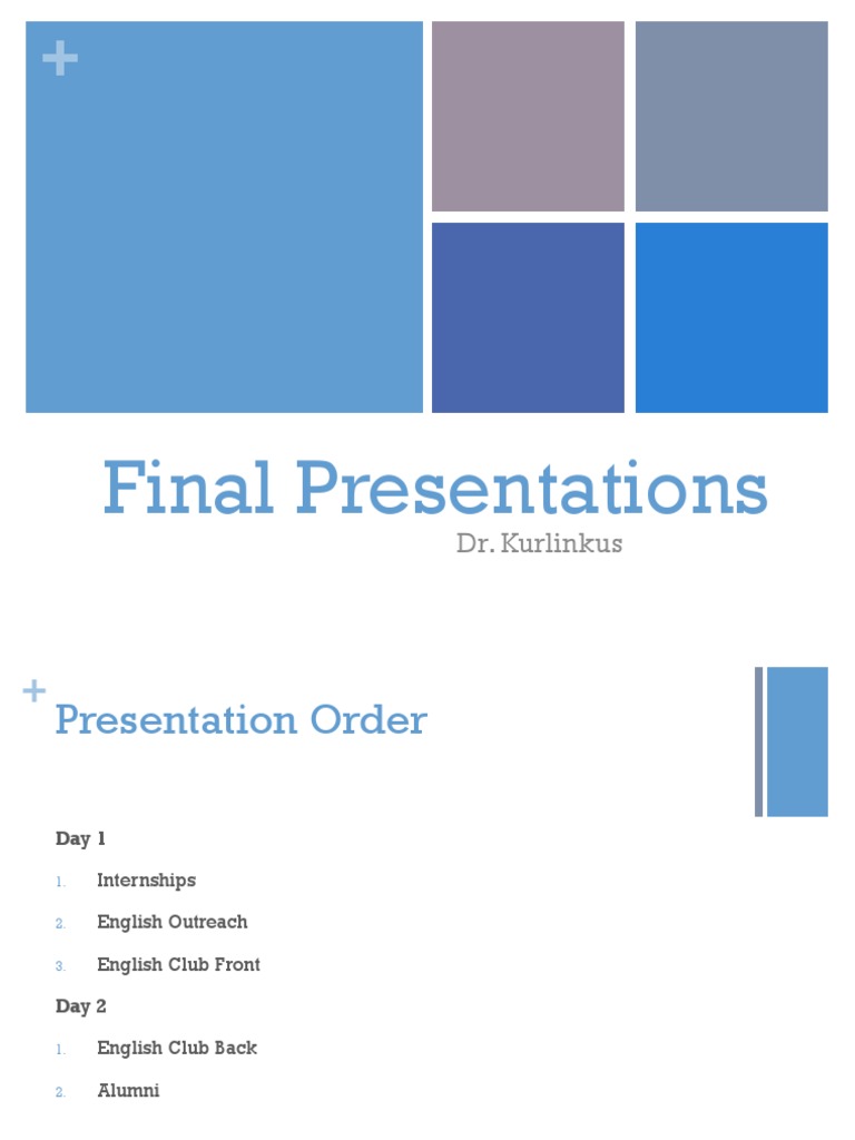 Final Presentation Guidelines for Students | PDF | Microsoft Power ...