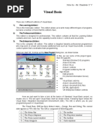 Visual Basic: The Learning Edition