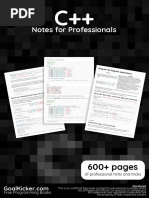 CPlusPlusNotesForProfessionals PDF