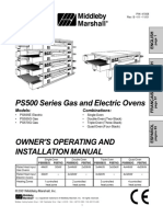 PS500 Series Gas and Electric Ovens: Models: Combinations