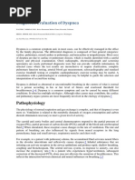 Diagnostic Evaluation of Dyspnea: Pathophysiology