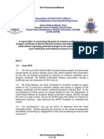 Association of Chief Police Officers Firearms & Explosives Licensing Working Group