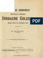 N. Banescu Viata Si Scrierile Lui Iordache Golescu PDF